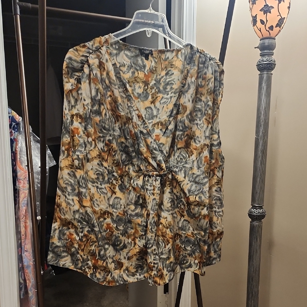 Talbots Multicolor Floral Blouse